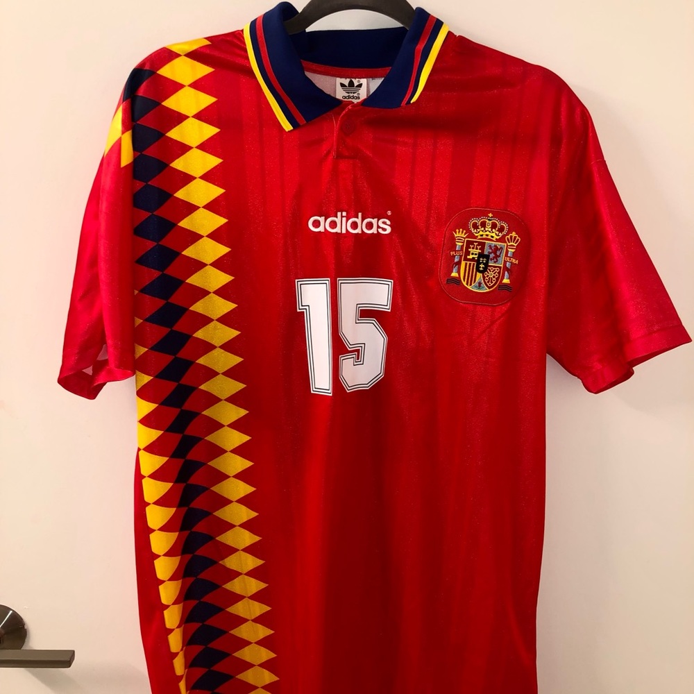 Adidas Retro Spain Home Jersey M